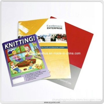 Glossy Coated Paper Promotional Color Printed Leaflet